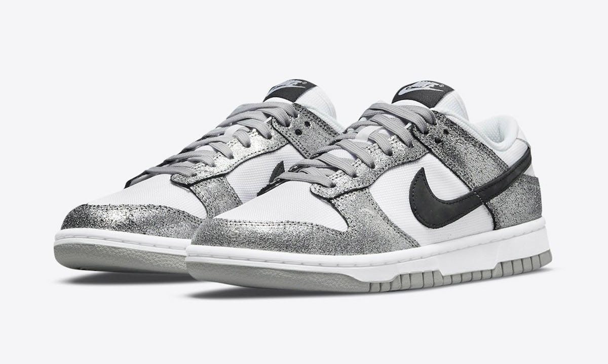 black and silver nike dunks